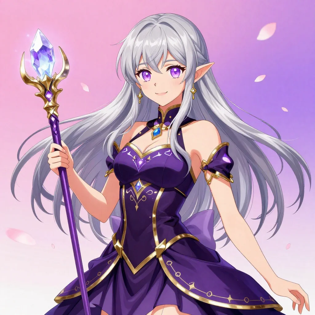 Fantasy Heroine - AI Generated Light Novel Art